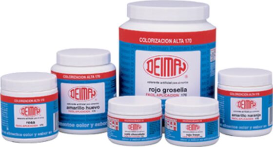 Colorantes, esencias y materia prima